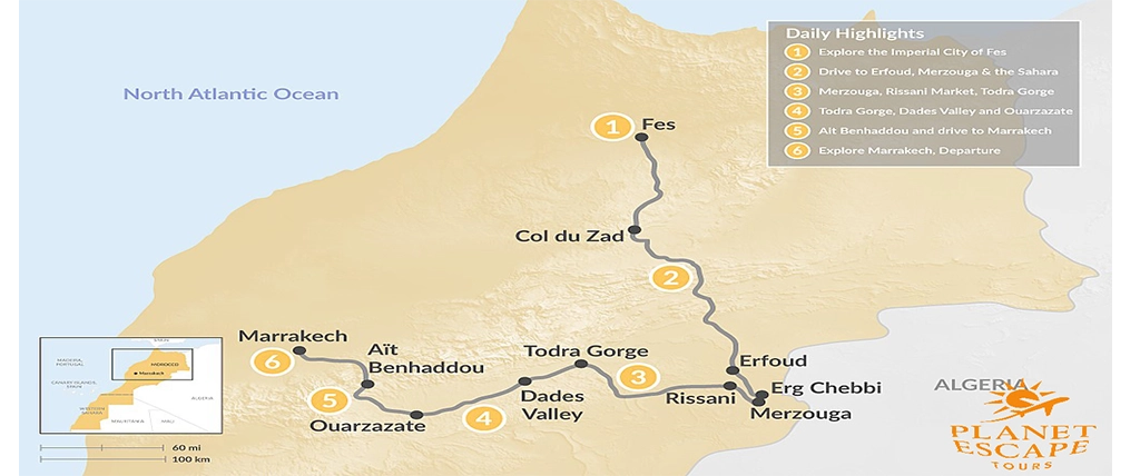 Fes, the Sahara Desert & Marrakech - 6 Days